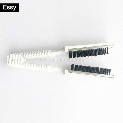 ceramic hair straightener brush straightening hair brush