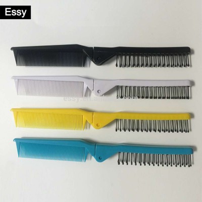 personalized travel hotel hair comb foldable folding comb