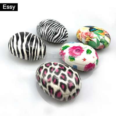 plastic egg shape custom detangling tangle hair brush