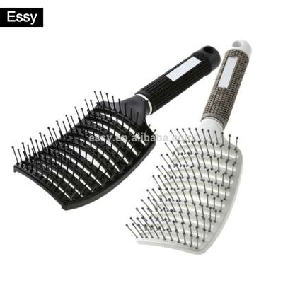 Israel antistatic magnet private label with boar bristle vent curved custom professional hair brush