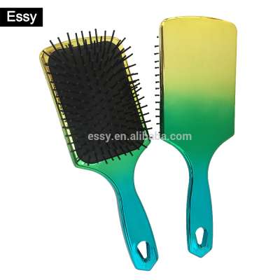 soft nylon bristle big paddle hair brush