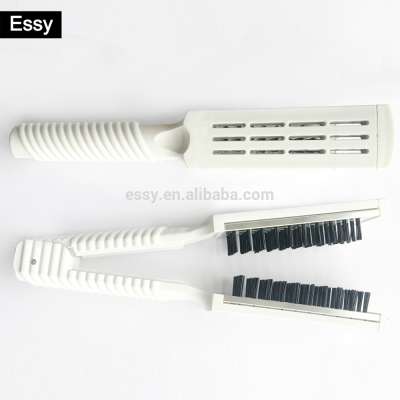 ceramic hair straightener brush straightening