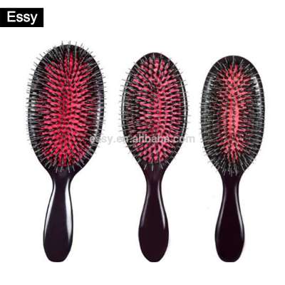 plastic boar bristle hair brush